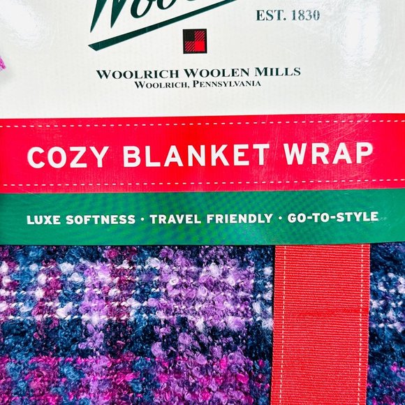 Woolrich Cozy Blanket Wrap - New - Picture 4 of 6